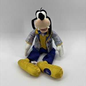 Disney Parks Goofy Plush Walt Disney World 50th Anniversary Celebration 16" Rare